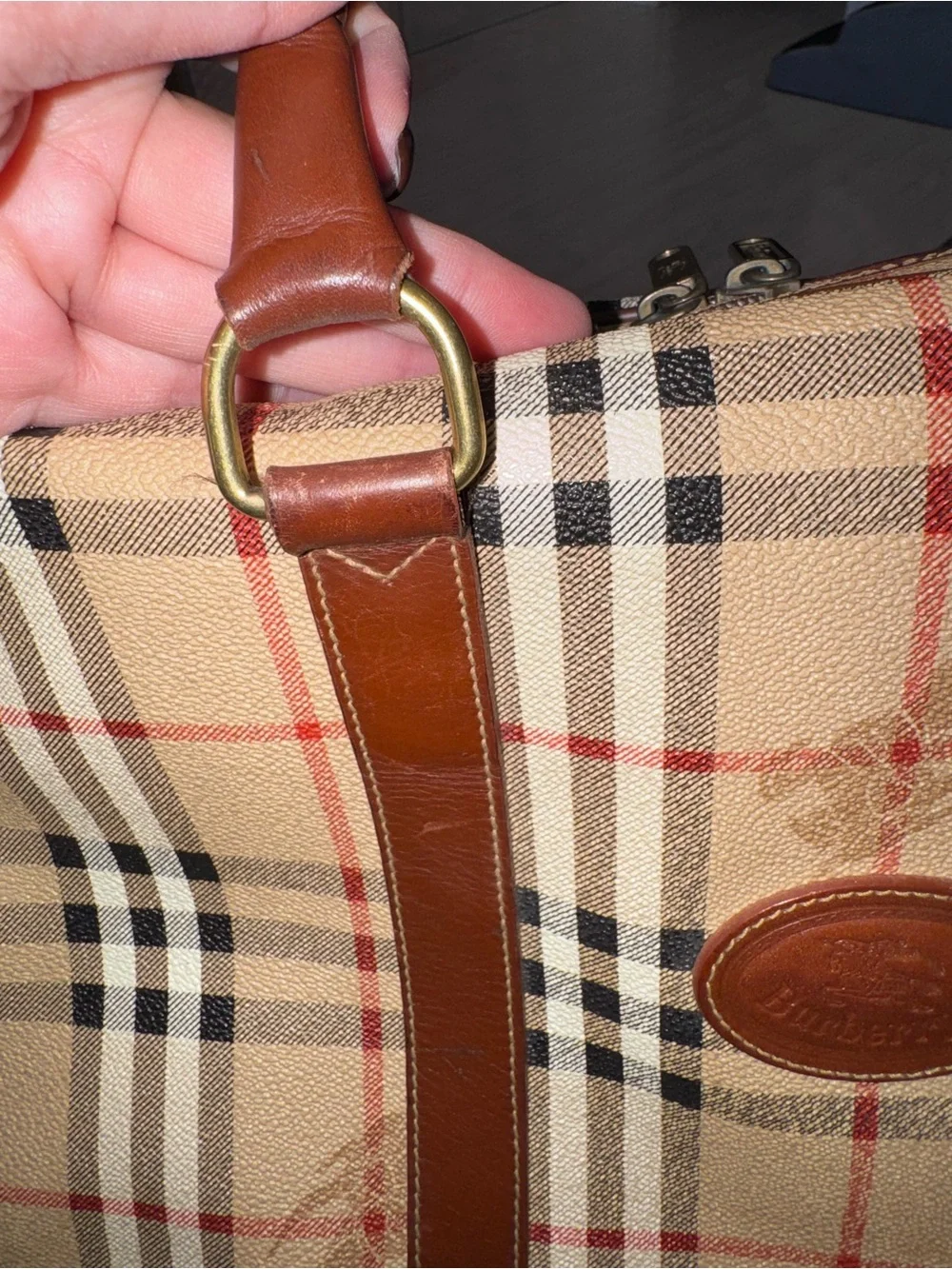 Burberry’s Novacheck briefcase